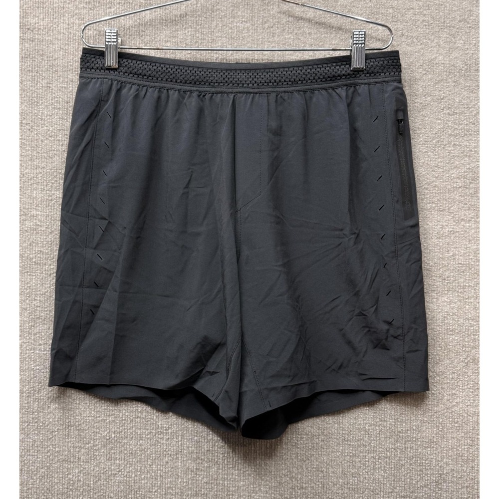 Ten Thousand Session Shorts Mens Large Black 7 Inch Lined Training TTSH004V2